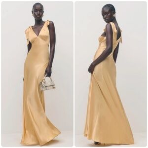 Reformation Pernille Silk Dress